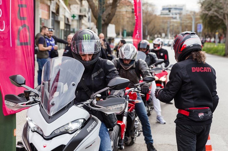 DUCATI SEASON OPENING 2018, test-ride